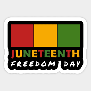 Juneteenth - Freedom Day Sticker